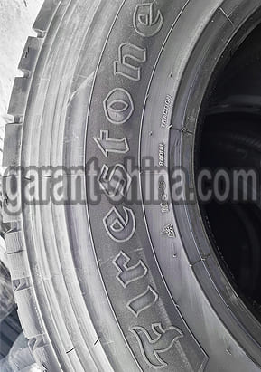 Firestone FD624 (приводная) 315/80 R22.5 156/150L 20PR - Фото Бренда на боковине шины